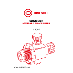 Kit maintenance limiteur de débit STANDARD - DIVESOFT  - Divesoft