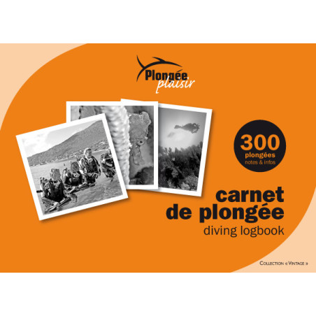 Carnet de Plongée Collection VINTAGE  - GAP