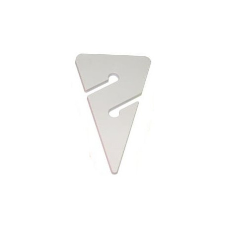 Flèche Blanche - marque fil - 8,5 x 5 cm - TECLINE  - Tecline