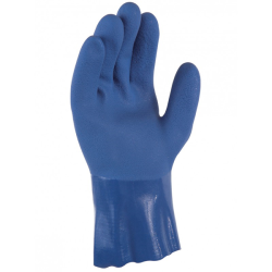 Gants étanches bleus à monter sur bague  -