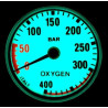 Manomètre stage - 53mm - compatible oxygène  - Diving Equipement