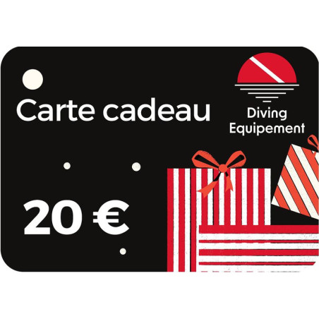 Carte cadeau 20€  - Diving Equipement