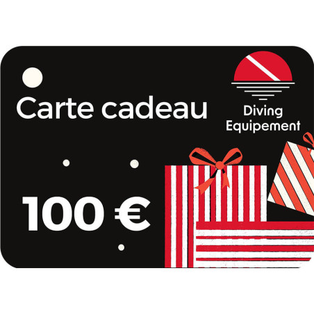 Carte cadeau 100€ - Diving Equipement Carte cadeau 100€ - Diving Equipement