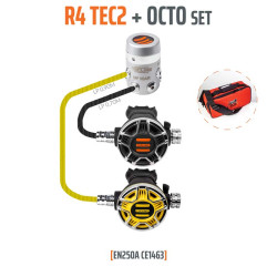 Détendeur R4 - TEC2 avec octopus - TECLINE  - Tecline