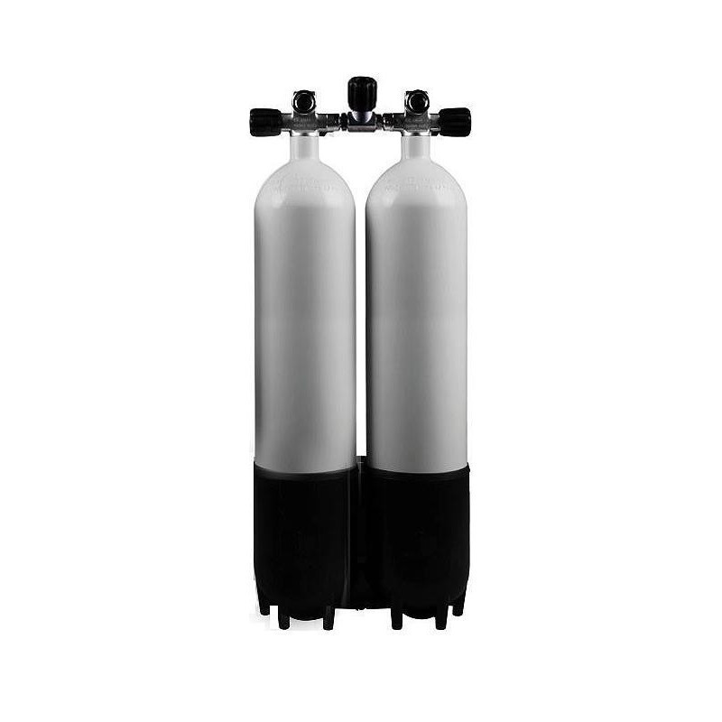 Bi acier 8 L - 300 bar avec culot - Bi acier 8 L - 300 bar avec culot -