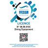 Licence Jeune 2024 - FFESSM  - Diving Equipement