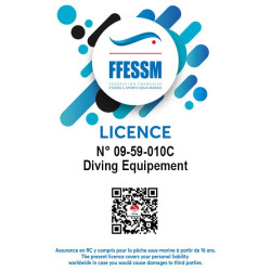 Licence Adulte 2024 - FFESSM  - Diving Equipement