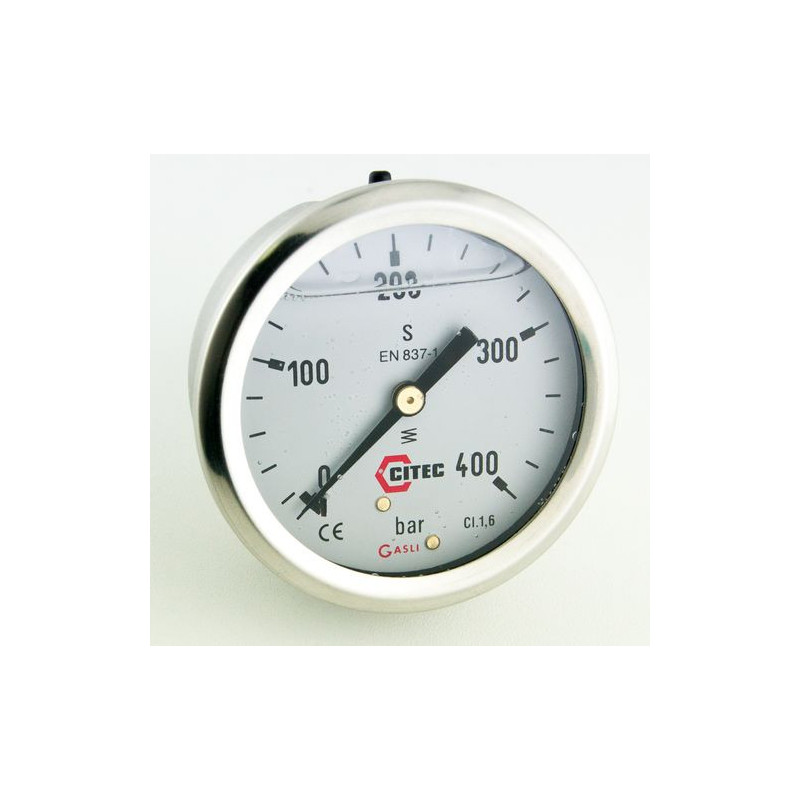 Manomètre pour compresseur MCH6 400 bar - NTS  - NTS