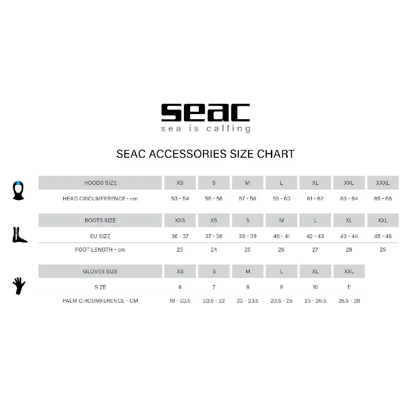 PRO HD 6mm BOTTILLONS AVEC ZIP - SEAC  - SEAC