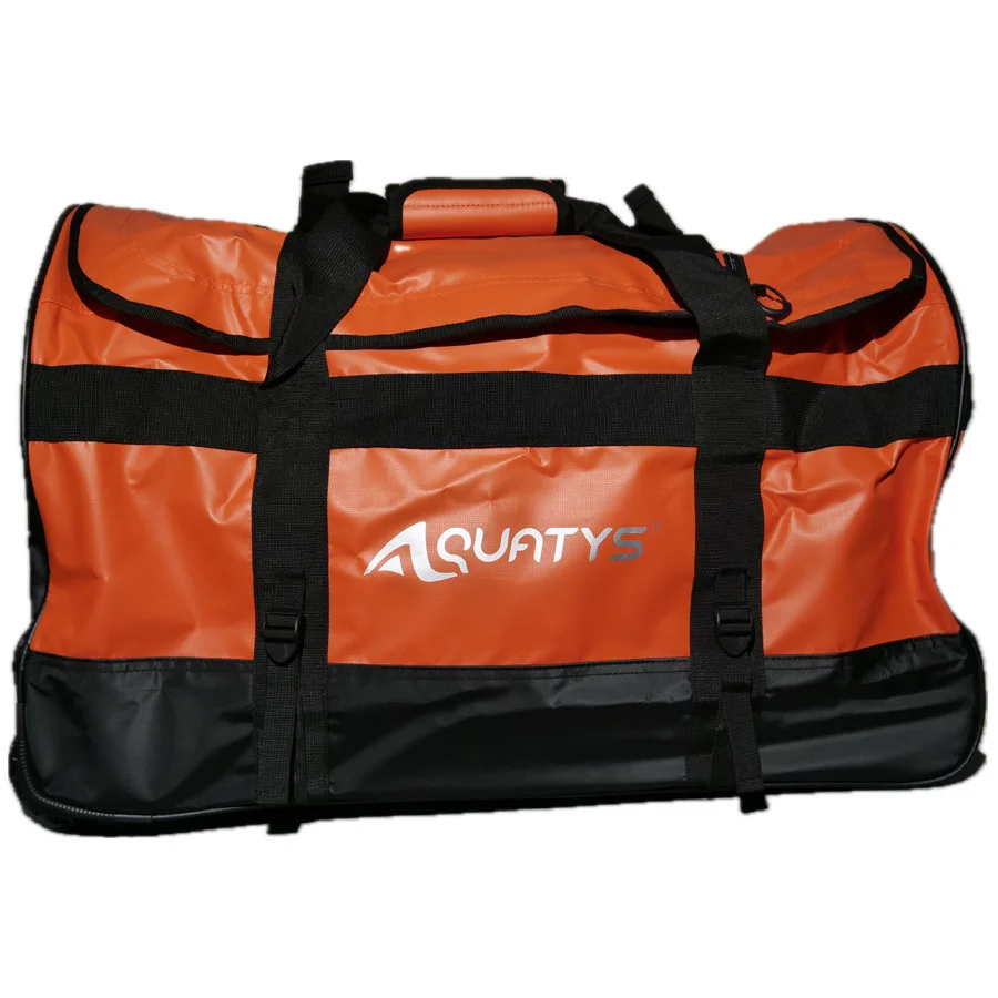 Sac à roulettes ROLLER 110l noir/orange - AQUATYS  - Aquatys