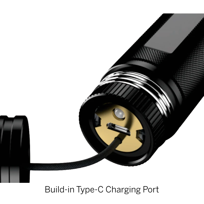 Lampe Torche de Plongée D6S 1400 Lumens Rechargeable - SKYWOODS  - Skywoods